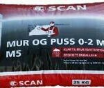 Scan Mur og puss M5 0-2 mm, 25 kg