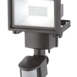 Solcelledrevet utelampe med sensor