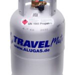 Aluminium selvfyllerflaske Travelmate 11kg